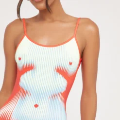 EGO Thin Straps Scoop Neck Open Back Detail Body Print Maxi Dress In Red Multi -The Perla Dress Sales Store 04 04 23 noara78888 s scaled