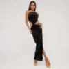 EGO Strappy One Shoulder Cut Out Detail Maxi Dress In Black -The Perla Dress Sales Store 18 04 23 jul86320 sq scaled
