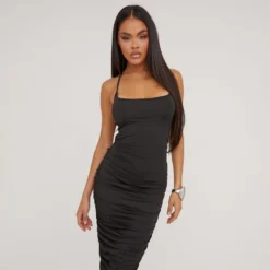 EGO Square Neck Strappy Tie Back Ruched Bum Detail Midaxi Bodycon Dress In Black Slinky 9 EGO Square Neck Strappy Tie Back Ruched Bum Detail Midaxi Bodycon Dress In Black Slinky -The Perla Dress Sales Store 18 04 23 jul86415 sq scaled