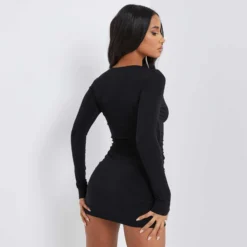 EGO Cut Out Mini Dress In Black 9 EGO Cut Out Mini Dress In Black -The Perla Dress Sales Store 26 11 21 946 scaled